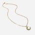 Half Moon Cubic Zircon Halsband